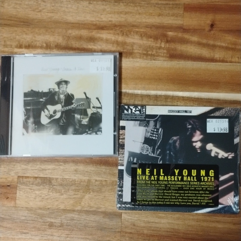 Neil Young | Comes A Time & Live at Massey Hall 1971 2-CD Bundle | NWT